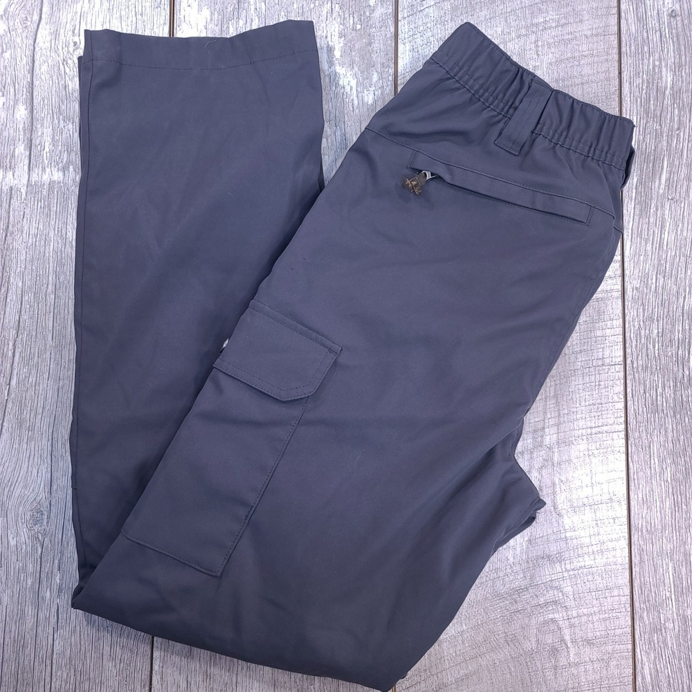 Huntshield Cargo Pants Mens M Gray No Fly Zone Mosquito Repellent Hiking